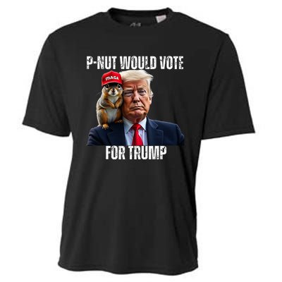 Justice For P Nut The Squirrel Justice For Peanut Trump Vote Cooling Performance Crew T-Shirt