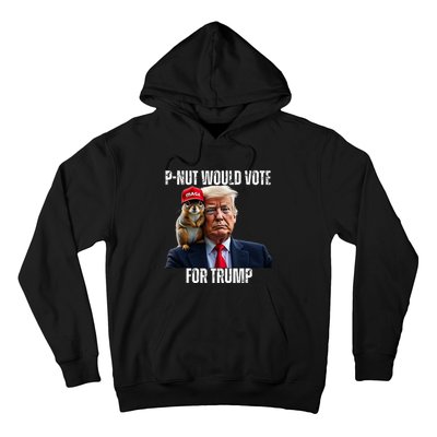 Justice For P Nut The Squirrel Justice For Peanut Trump Vote Hoodie