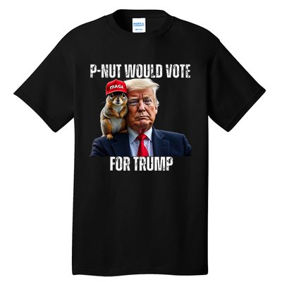 Justice For P Nut The Squirrel Justice For Peanut Trump Vote Tall T-Shirt