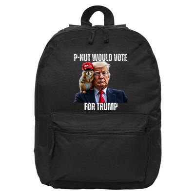 Justice For P Nut The Squirrel Justice For Peanut Trump Vote 16 in Basic Backpack