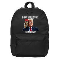 Justice For P Nut The Squirrel Justice For Peanut Trump Vote 16 in Basic Backpack