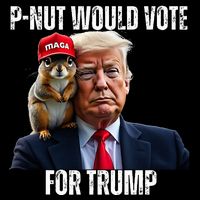 Justice For P Nut The Squirrel Justice For Peanut Trump Vote 16 in Basic Backpack