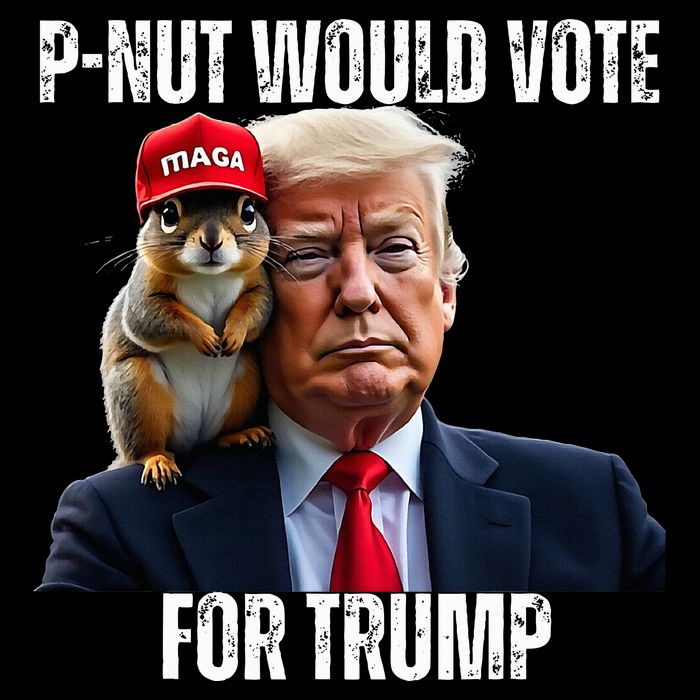 Justice For P Nut The Squirrel Justice For Peanut Trump Vote 16 in Basic Backpack