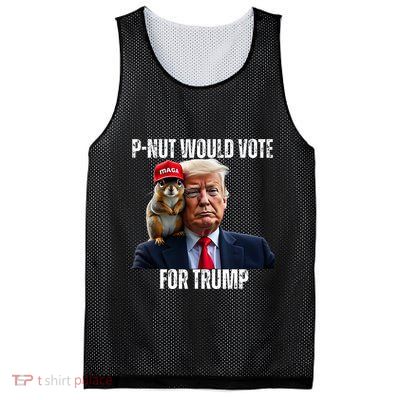 Justice For P Nut The Squirrel Justice For Peanut Trump Vote Mesh Reversible Basketball Jersey Tank