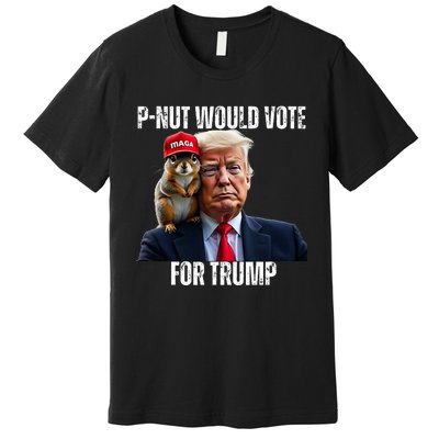 Justice For P Nut The Squirrel Justice For Peanut Trump Vote Premium T-Shirt