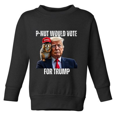 Justice For P Nut The Squirrel Justice For Peanut Trump Vote Toddler Sweatshirt