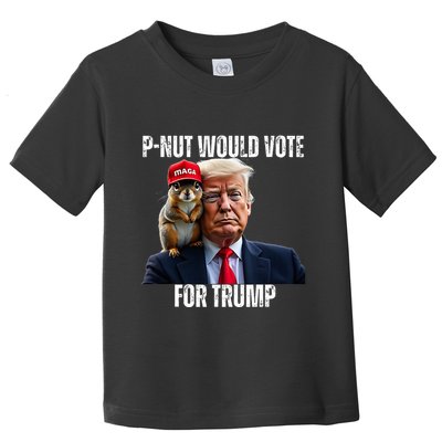 Justice For P Nut The Squirrel Justice For Peanut Trump Vote Toddler T-Shirt