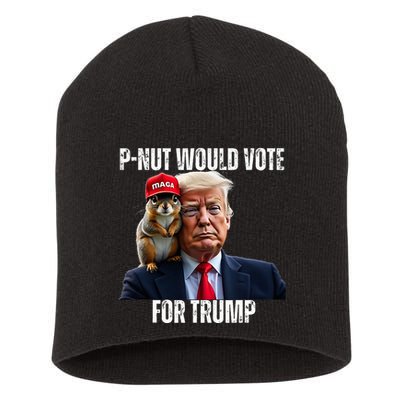 Justice For P Nut The Squirrel Justice For Peanut Trump Vote Short Acrylic Beanie