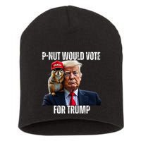 Justice For P Nut The Squirrel Justice For Peanut Trump Vote Short Acrylic Beanie