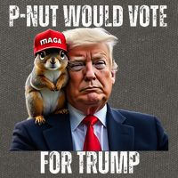 Justice For P Nut The Squirrel Justice For Peanut Trump Vote Cotton Canvas Backpack