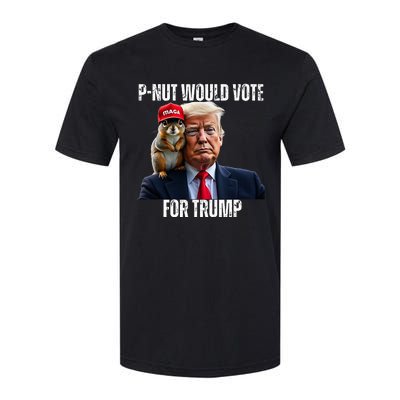 Justice For P Nut The Squirrel Justice For Peanut Trump Vote Softstyle CVC T-Shirt