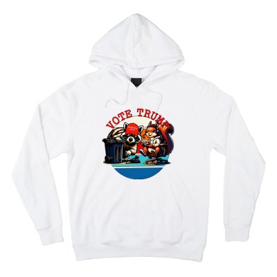 Justice For Peanut Fred The Raccoon Vote Trump Maga 2024 Hoodie