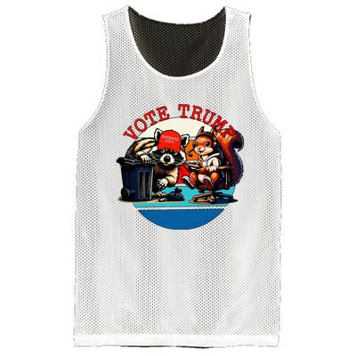 Justice For Peanut Fred The Raccoon Vote Trump Maga 2024 Mesh Reversible Basketball Jersey Tank