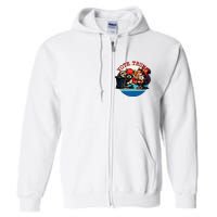 Justice For Peanut Fred The Raccoon Vote Trump Maga 2024 Full Zip Hoodie