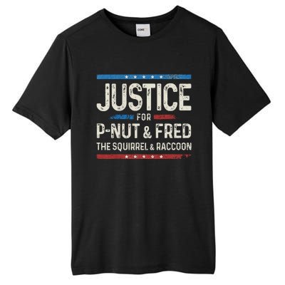 Justice For Pnut And Fred The Squirrel Peanut Justice Tall Fusion ChromaSoft Performance T-Shirt