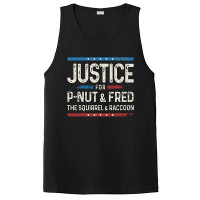 Justice For Pnut And Fred The Squirrel Peanut Justice PosiCharge Competitor Tank