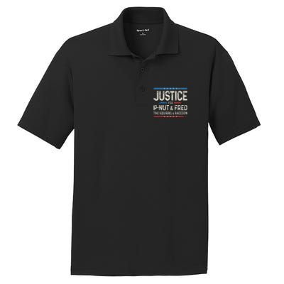 Justice For Pnut And Fred The Squirrel Peanut Justice PosiCharge RacerMesh Polo