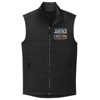 Justice For Pnut And Fred The Squirrel Peanut Justice Collective Smooth Fleece Vest