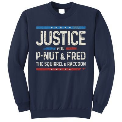 Justice For Pnut And Fred The Squirrel Peanut Justice Sweatshirt