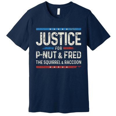 Justice For Pnut And Fred The Squirrel Peanut Justice Premium T-Shirt