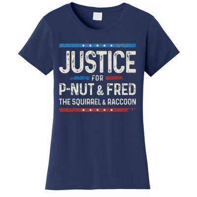 Justice For Pnut And Fred The Squirrel Peanut Justice Women's T-Shirt