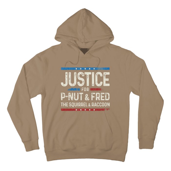 Justice For Pnut And Fred The Squirrel Peanut Justice Hoodie