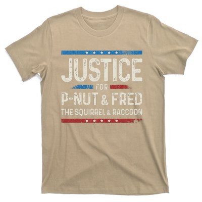 Justice For Pnut And Fred The Squirrel Peanut Justice T-Shirt