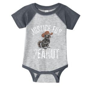 Justice For Peanut The Squirrel Infant Baby Jersey Bodysuit