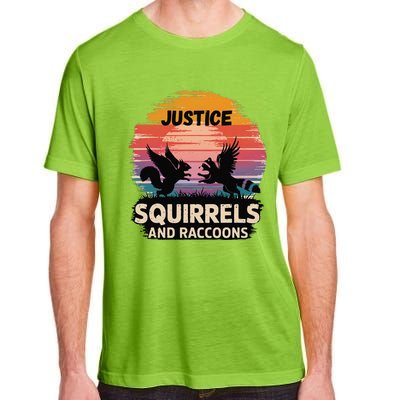 Justice For Peanut The Squirrel America Is The Land Of Cut Adult ChromaSoft Performance T-Shirt