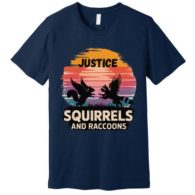 Justice For Peanut The Squirrel America Is The Land Of Cut Premium T-Shirt