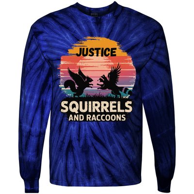 Justice For Peanut The Squirrel America Is The Land Of Cut Tie-Dye Long Sleeve Shirt