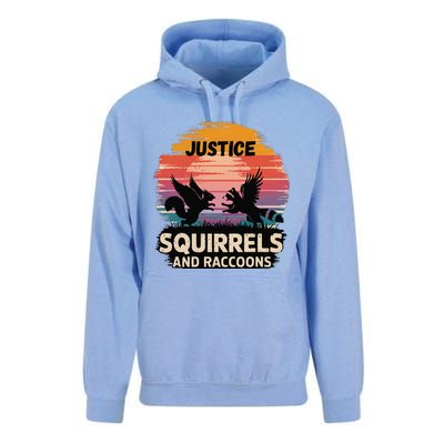 Justice For Peanut The Squirrel America Is The Land Of Cut Unisex Surf Hoodie