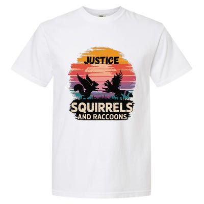 Justice For Peanut The Squirrel America Is The Land Of Cut Garment-Dyed Heavyweight T-Shirt