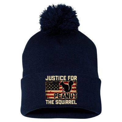 Justice For Peanut The Squirrel Pom Pom 12in Knit Beanie