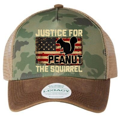 Justice For Peanut The Squirrel Vintage Usa Flag Legacy Tie Dye Trucker Hat