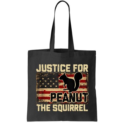 Justice For Peanut The Squirrel Vintage Usa Flag Bag