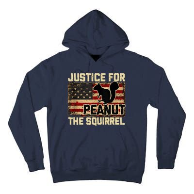 Justice For Peanut The Squirrel Vintage Usa Flag Tall Hoodie