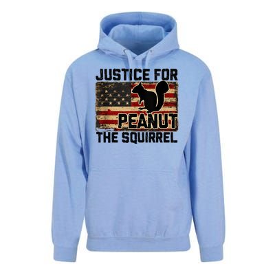 Justice For Peanut The Squirrel Vintage Usa Flag Unisex Surf Hoodie