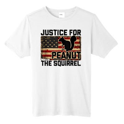 Justice For Peanut The Squirrel Vintage Usa Flag Tall Fusion ChromaSoft Performance T-Shirt