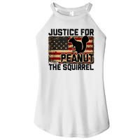 Justice For Peanut The Squirrel Vintage Usa Flag Women's Perfect Tri Rocker Tank