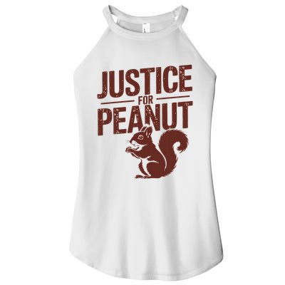 Justice For Peanut The Squirrel Women's Perfect Tri Rocker Tank