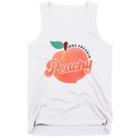 Just Freakin Peachy Hippie Summer Apparel Tee Gift Tank Top