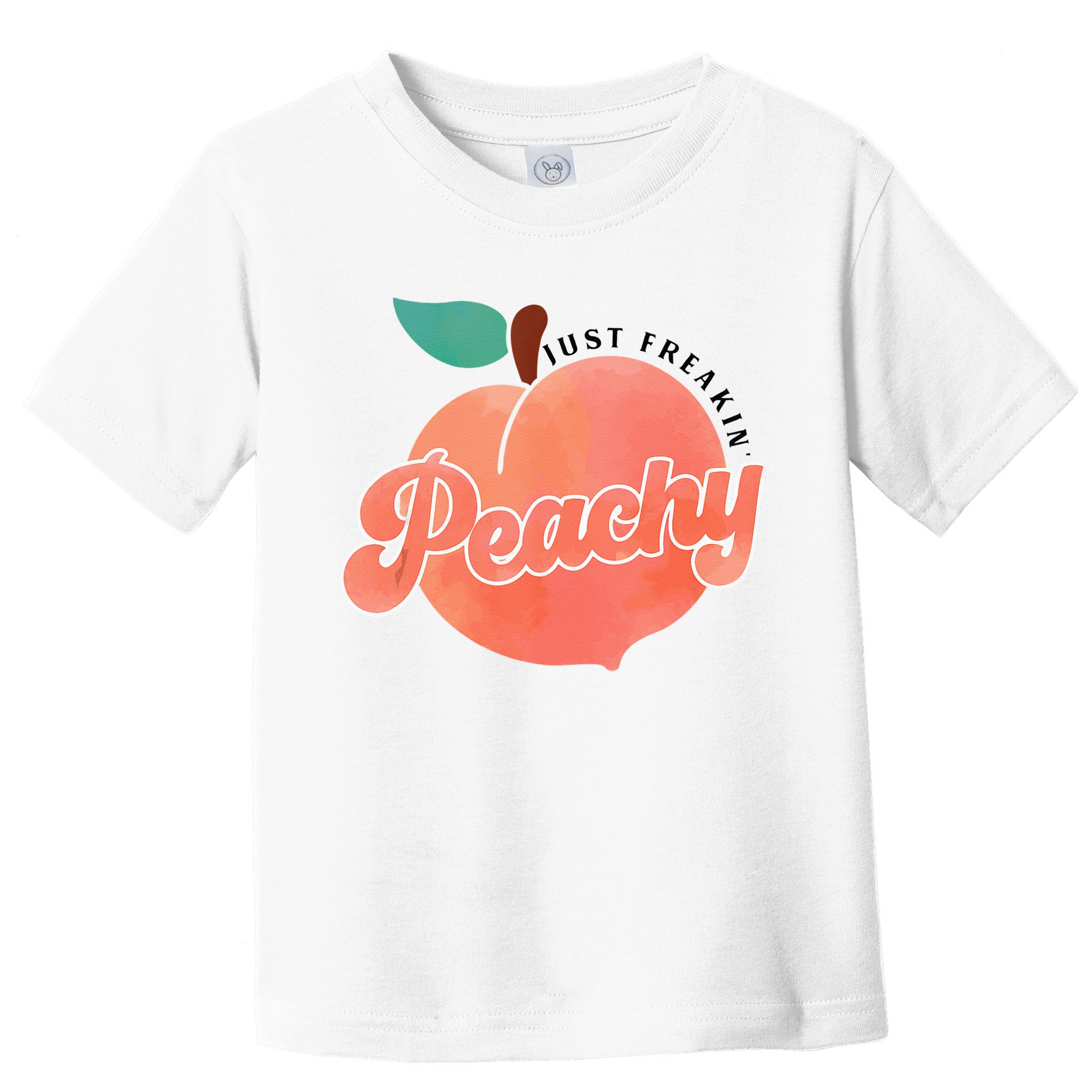 Just Freakin Peachy Hippie Summer Apparel Tee Gift Toddler T-Shirt