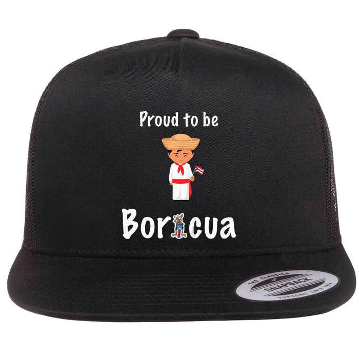 Jibaro from Puerto Rico  Flat Bill Trucker Hat