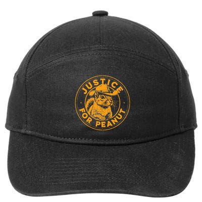 Justice For Peanut The Squirrel P’Nut Pnut Peanut Squirrel 7-Panel Snapback Hat