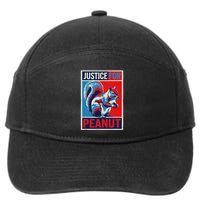 Justice For Peanut The Squirrel P’Nut Pnut Squirrel T Min 7-Panel Snapback Hat