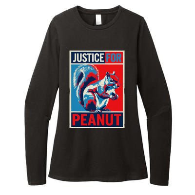 Justice For Peanut The Squirrel P’Nut Pnut Squirrel T Min Womens CVC Long Sleeve Shirt