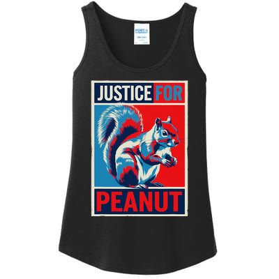 Justice For Peanut The Squirrel P’Nut Pnut Squirrel T Min Ladies Essential Tank