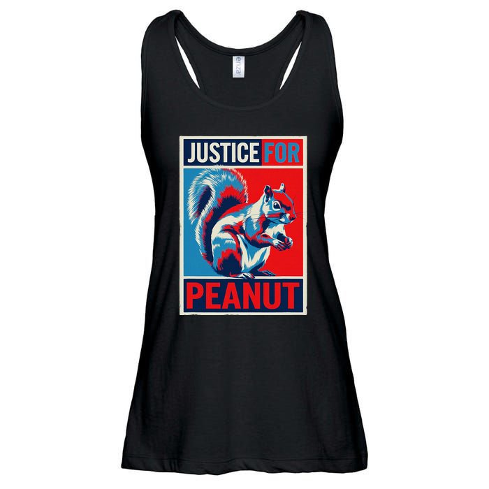 Justice For Peanut The Squirrel P’Nut Pnut Squirrel T Min Ladies Essential Flowy Tank