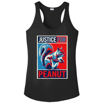 Justice For Peanut The Squirrel P’Nut Pnut Squirrel T Min Ladies PosiCharge Competitor Racerback Tank